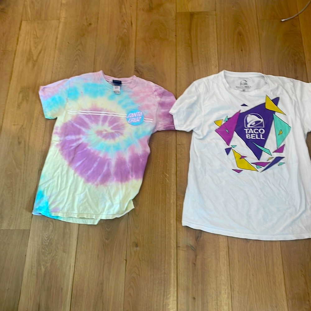 two t shirts